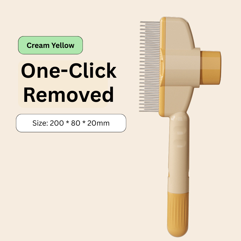 Self-Cleaning Pet Grooming Brush – One-Click Hair Removal (V1 & V2)
