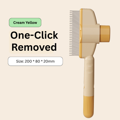 Self-Cleaning Pet Grooming Brush – One-Click Hair Removal (V1 & V2)