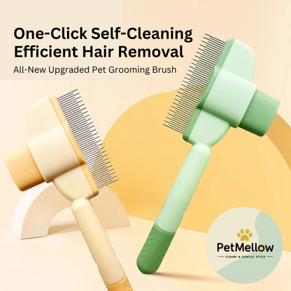 Self-Cleaning Pet Grooming Brush – One-Click Hair Removal (V1 & V2)