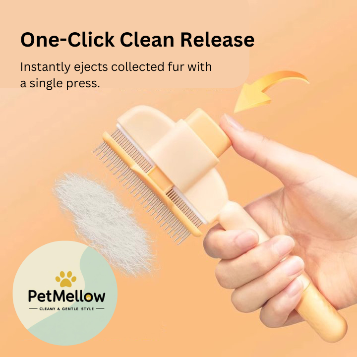 Self-Cleaning Pet Grooming Brush – One-Click Hair Removal (V1 & V2)