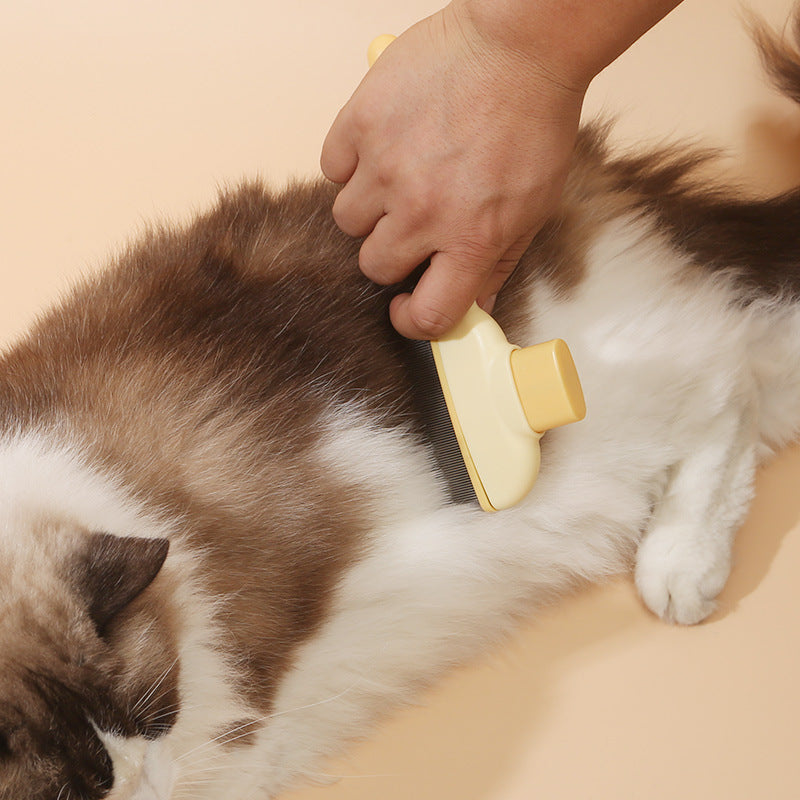 Self-Cleaning Pet Grooming Brush – One-Click Hair Removal (V1 & V2)